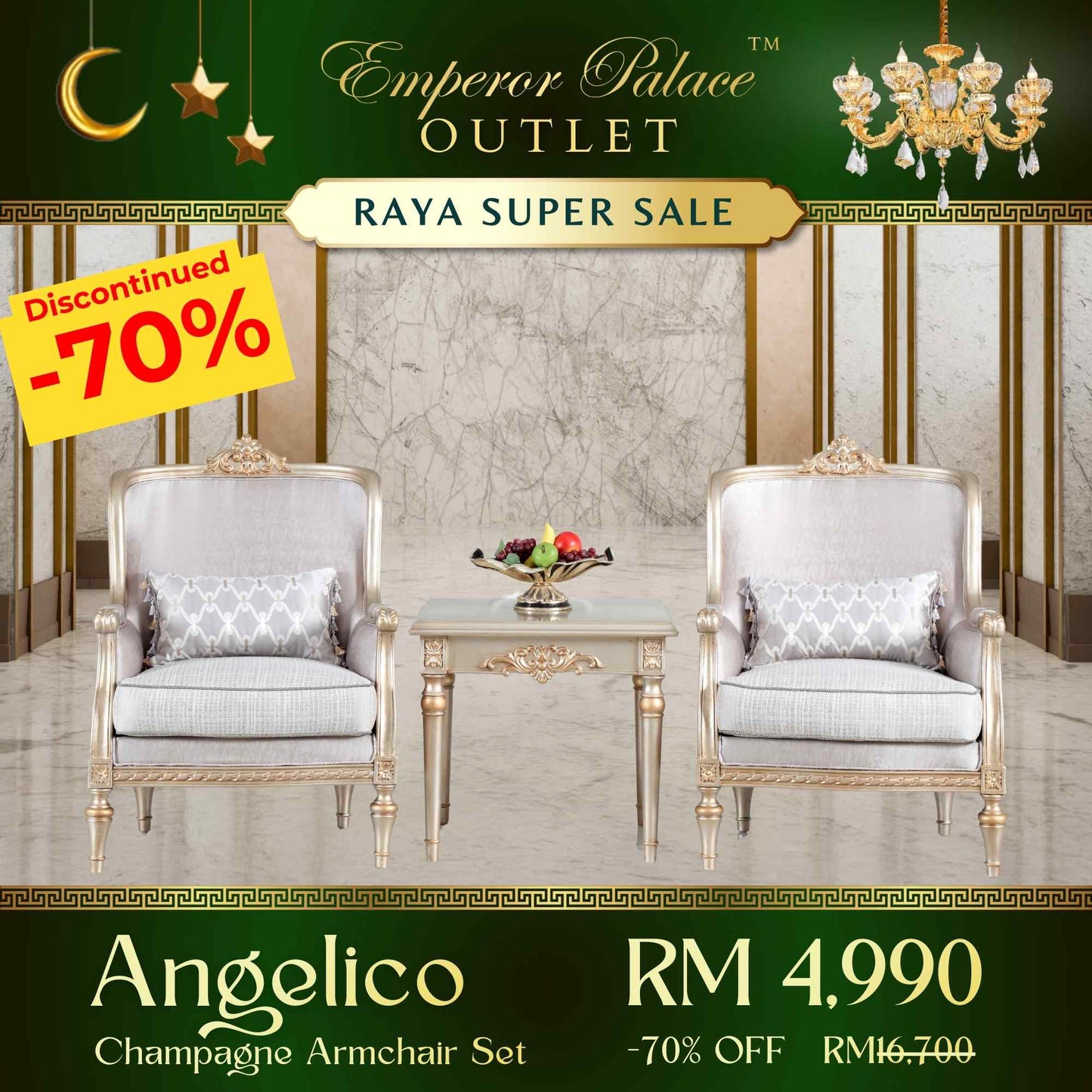 ANGELICO Armchair Set