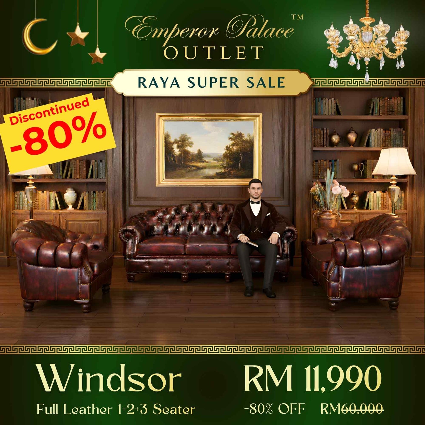 WINDSOR 1+2+3 Seater Sofa Set