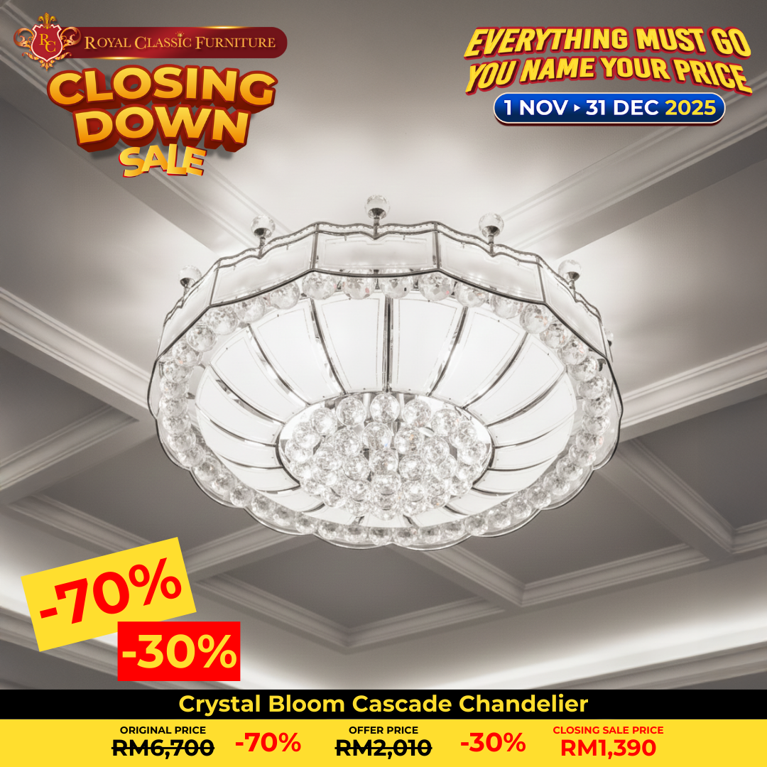 Crystal Bloom Cascade Chandelier