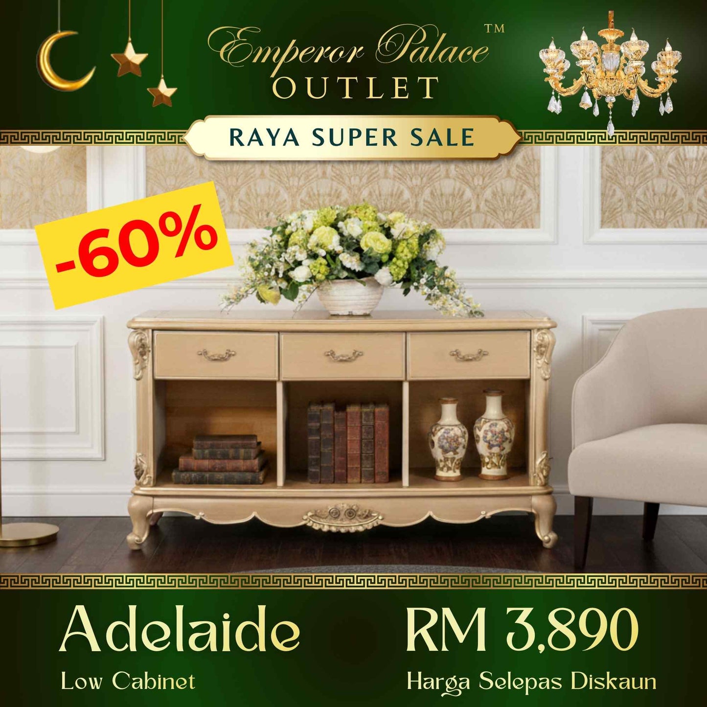 ADELAIDE Low Cabinet