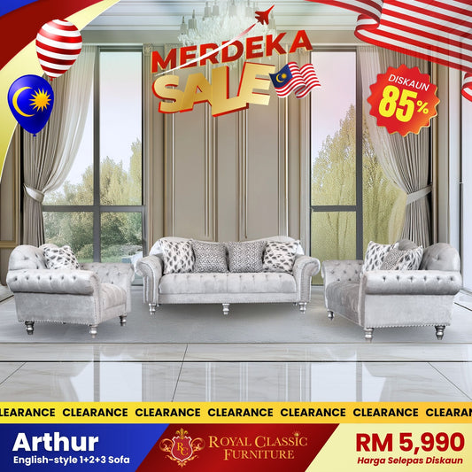 ARTHUR 1+2+3 Seater Sofa Set