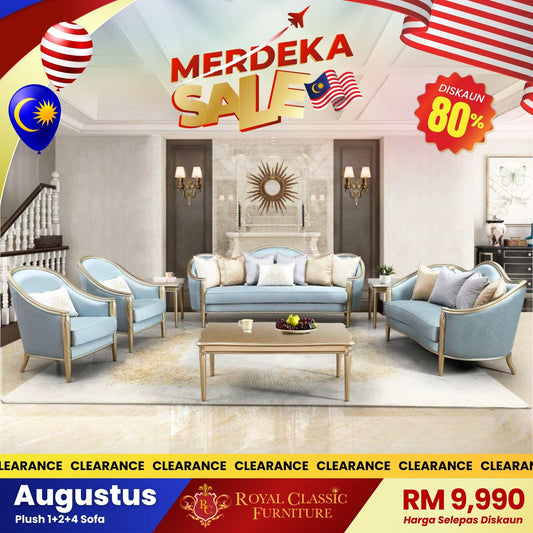 AUGUSTUS 1+2+4 Seater Sofa Set