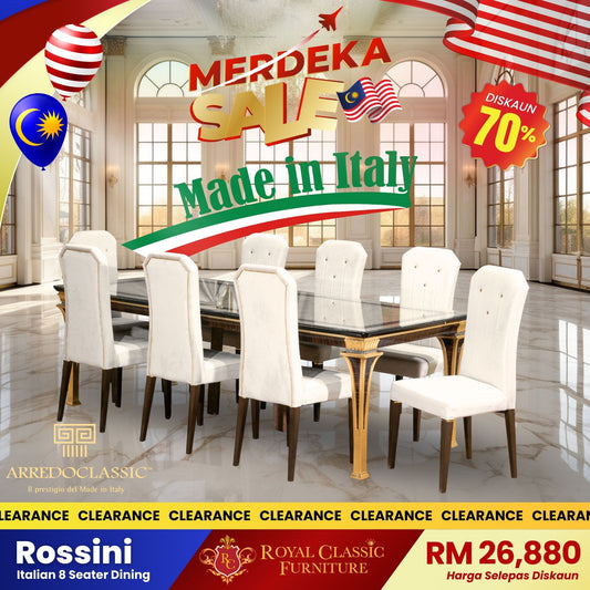 ROSSINI Italian 8-Seater Dining Set