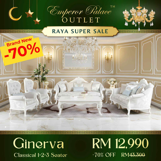 GINERVA 1+2+3 Seater Sofa Set