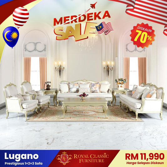 LUGANO 1+2+3 Seater Sofa Set