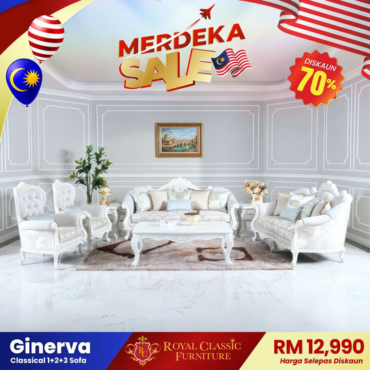 GINERVA 1+2+3 Seater Sofa Set