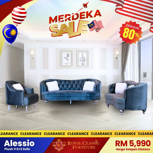 ALESSIO 1+2+3 Seater Sofa Set