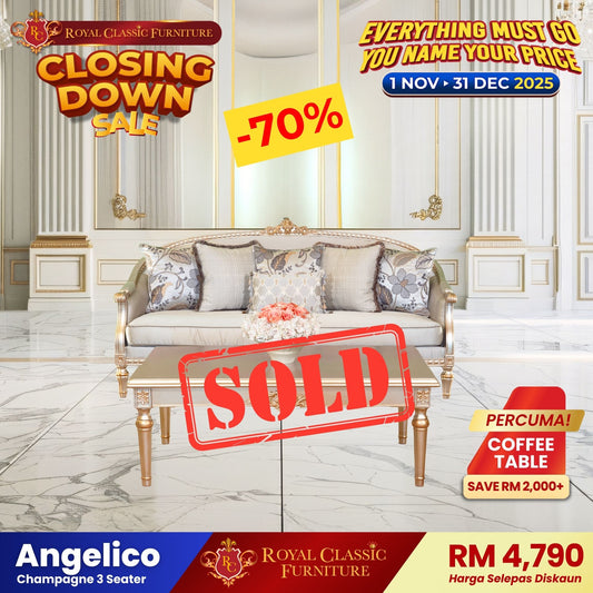 ANGELICO 3 Seater Sofa