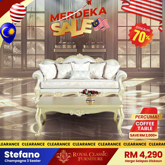 STEFANO 3 Seater Sofa