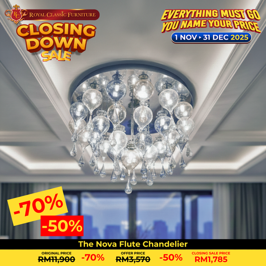 The Nova Flute Chandelier