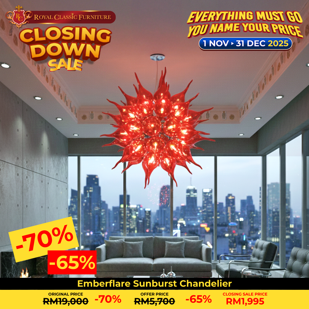 Emberflare Sunburst Chandelier