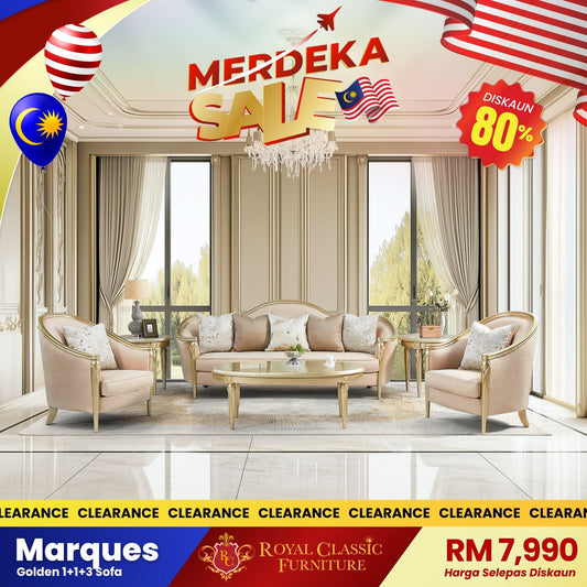 MARQUES 1+1+3 Seater Sofa Set