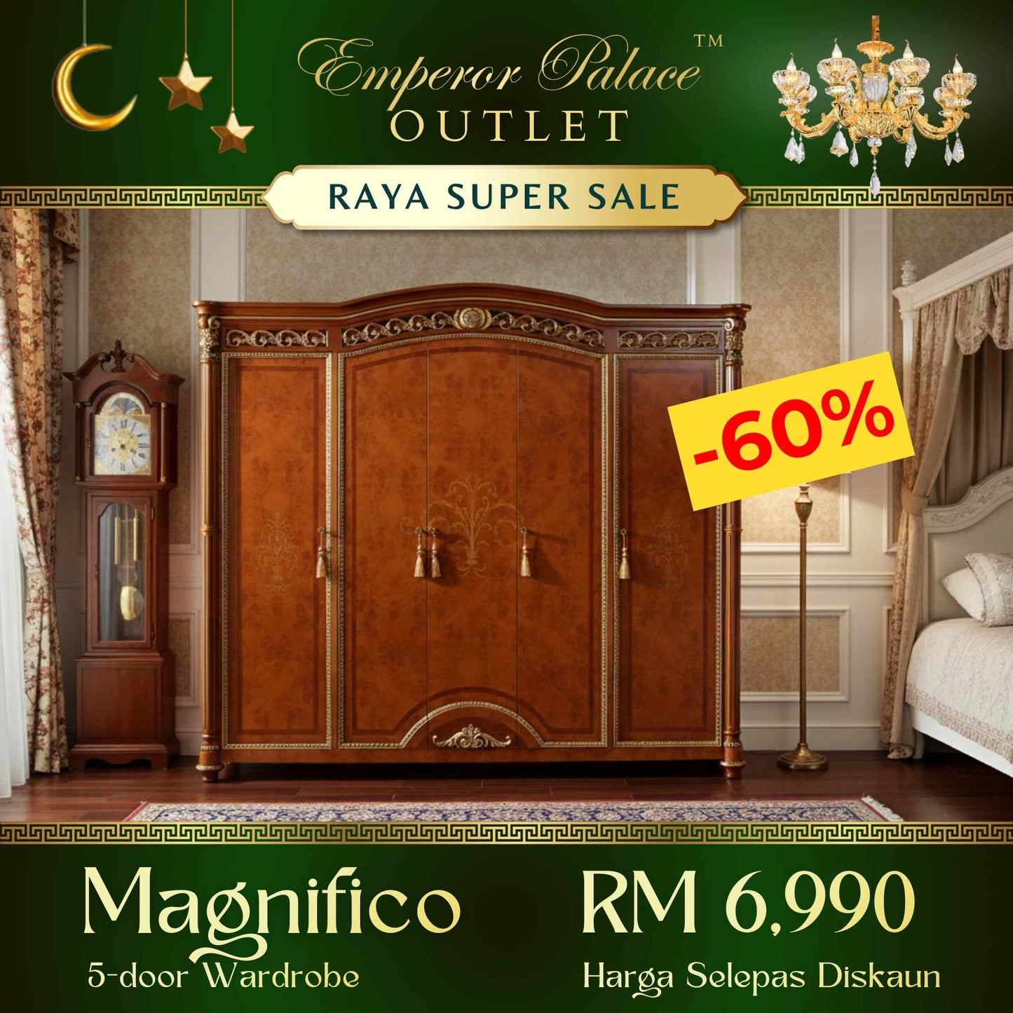 MAGNIFICO 5-Door Wardrobe