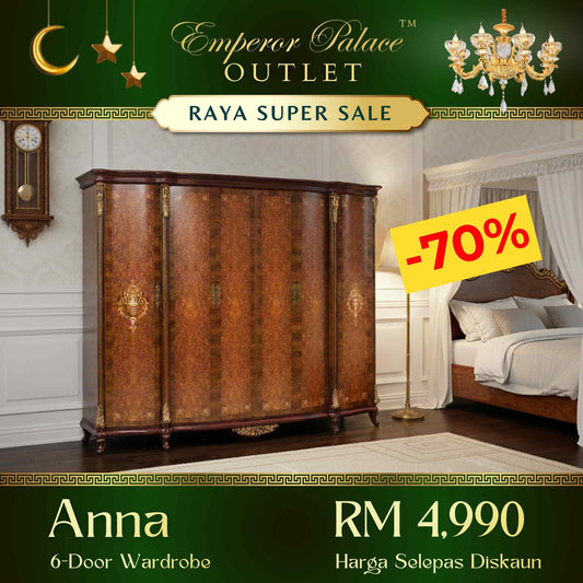ANNA 6-Door Wardrobe