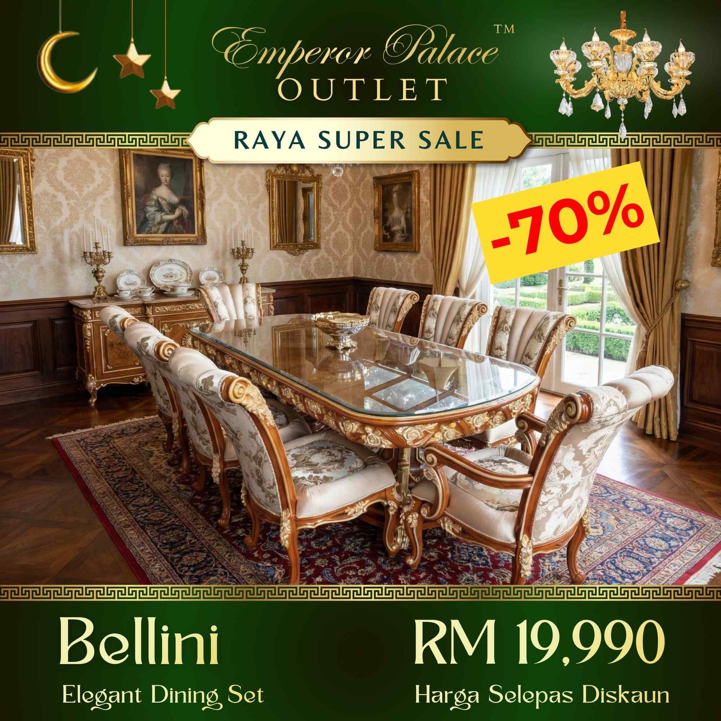 BELLINI 8-Seater Dining Set