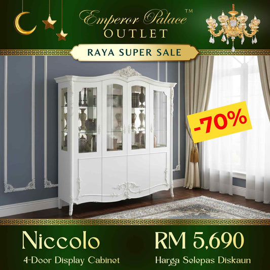 NICCOLO 4-Door Display Cabinet