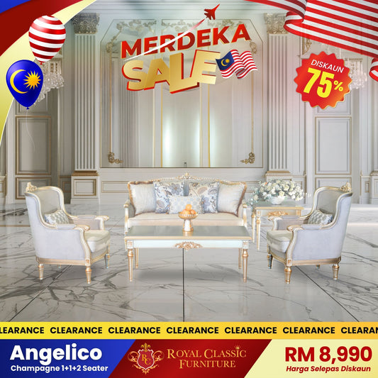 ANGELICO 1+1+2 Seater Sofa Set
