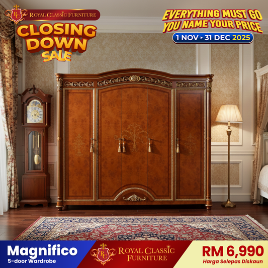 MAGNIFICO 5-Door Wardrobe