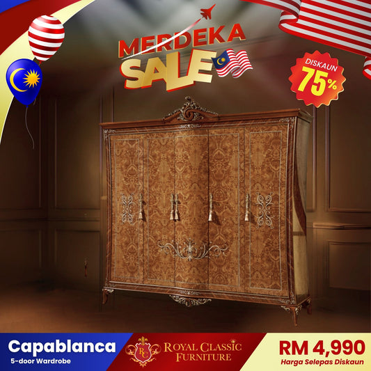 CAPABLANCA 5-Door Wardrobe