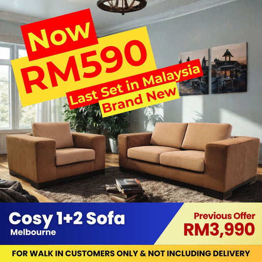MELBOURNE Cosy 1+2 Sofa