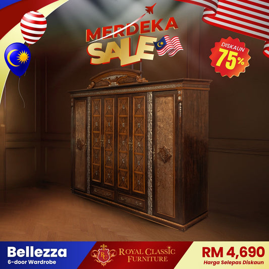BELLEZZA 6-Door Wardrobe